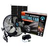 Extrememist 3-n-1 Portable Misting Fan w/ Solar Panel, Mist Pump & 16ft Mist Line attachment 423698